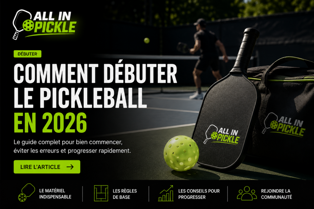 Comment débuter le pickleball en 2026 avec All In Pickle